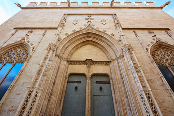 Valencia La Lonja de Seda historic building
