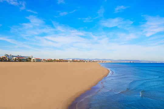 Valencia Malvarrosa beach Las Arenas Spain