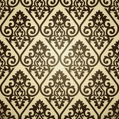 Vector seamless pattern background. Elegant luxury texture for wallpapers.
