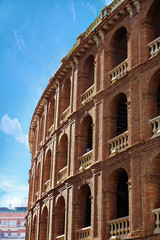 Fototapeta premium Valencia bullring Plaza de Toros in Xativa street