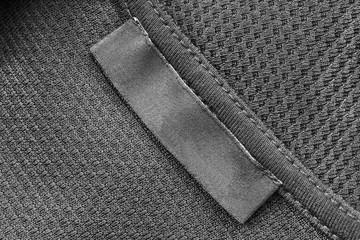 Blank clothes label