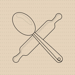 Kitchen icon design 