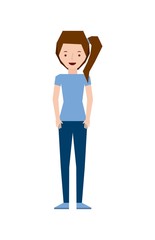 Fototapeta premium isolated person design 