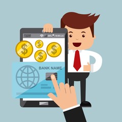 businessman activity design 