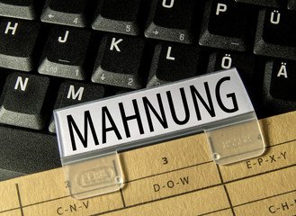 Mahnung (Rechnung, Vertrag)