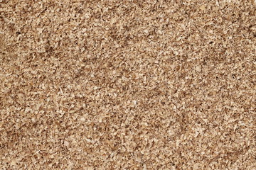 Pile of wood sawdust for background or texture