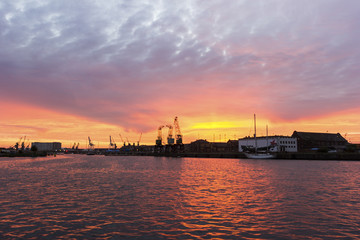 Port of Szczecin in Poland
