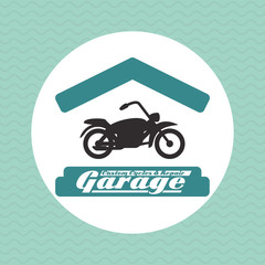 Garage icon design 