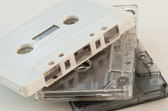 Retro music tapes