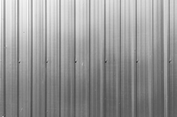 Corrugated Aluminium metal texture surface
