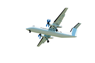 Fototapeta na wymiar airplane isolated on white background