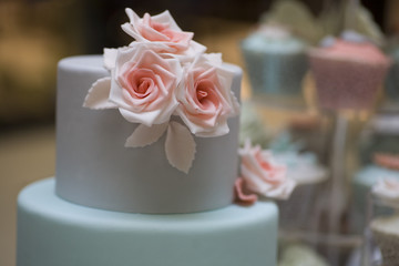 Cake with flowers