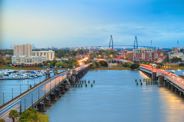 Fototapeta premium Skyline z Charleston
