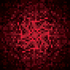An abstract pixel art style vector background