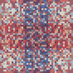 An abstract pixel art style vector background