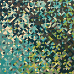 An abstract pixel art style vector background