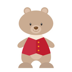 Cute bear vector illustration 