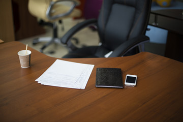 Naklejka premium big office workplace