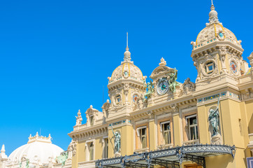 Fragment of Grand Casino in Monte Carlo, Monaco.