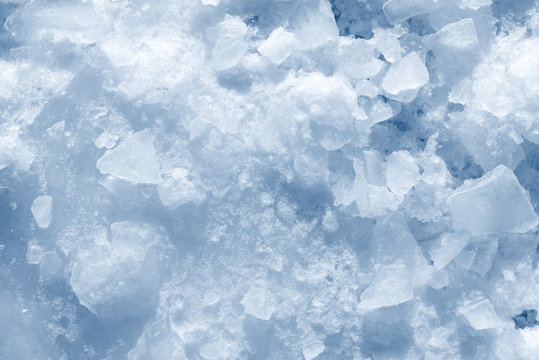 ice pieces and snow background texture