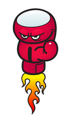 Angry boxing Glow