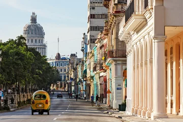 Deurstickers Cuba, Havana, Paseo de Martí (Prado) © Ingo Bartussek