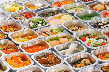 Food in the containers