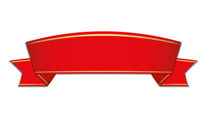 red ribbon banner