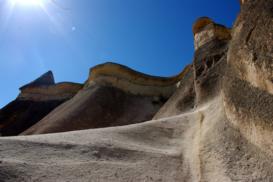 amazing rocks in Cappadocia