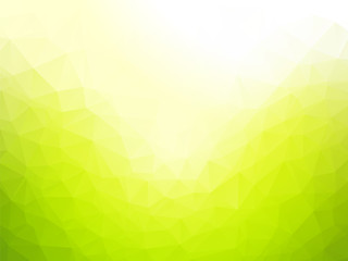 Geometric green texture background
