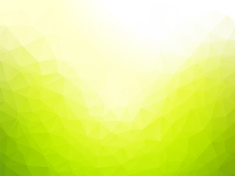 Geometric green texture background