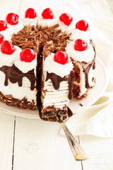 Austrian Black Forest cake.