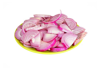 Slised red onion