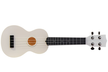 Fototapeta na wymiar Acoustic guitar isolated on a white background