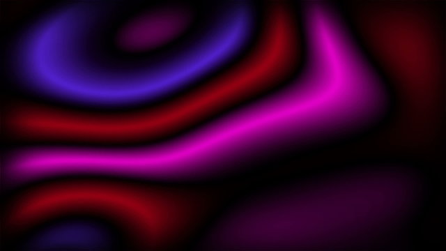 Groovadelic Abstract Loop features a colorful and wavy pattern not unlike a lava lamp in purple, red, and pink on black.