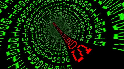 Virtual friends data tunnel