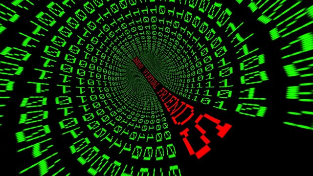 Virtual friends data tunnel - Powered by Adobe