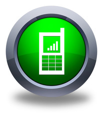 Icône bouton Téléphone Portable et Réseau