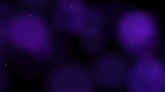 Seamless loop features violet purple spheres moving across a dark background.