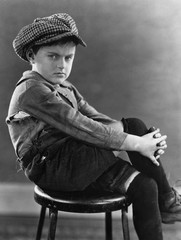 Portrait of sullen boy 