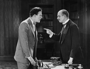 Businessmen having argument 