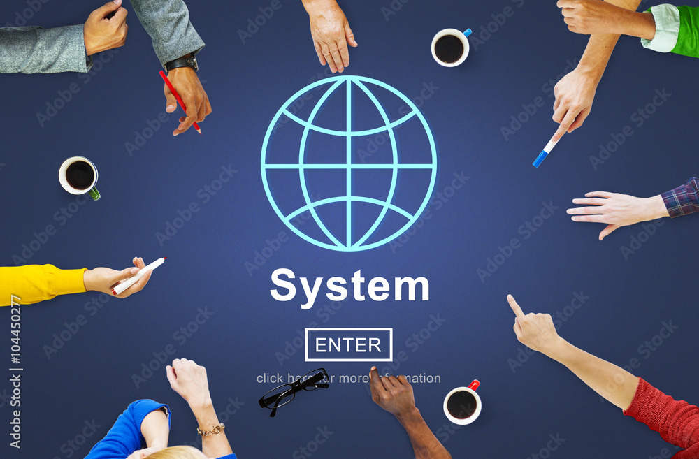 Poster system progress production structure accessible concept