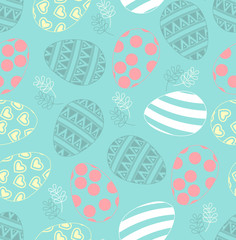 Easter Seamless pattern , Pattern Swatches, vector, Endless texture can be used for wallpaper, pattern fills, web page,background,surface 