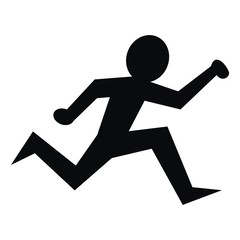 running figure