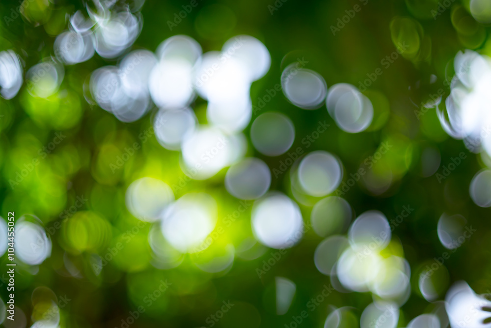 Sticker bokeh background