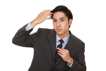 笑顔のビジネスマン