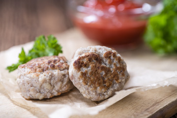 Some fresh made Meatballs