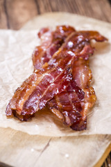 Bacon stripes (fried)