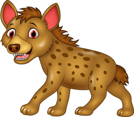 Cartoon funny hyena 
