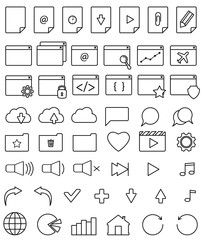 line icon set.